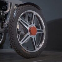 eDegree EW1 Heavy Duty Electric Wheelchair - Rear Wheel