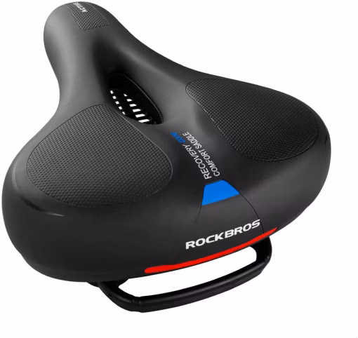 ROCKBROS Shockproof Bicycle Saddle – AQ-6090R - Blue