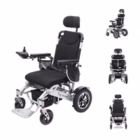 eDegree EW7 Auto Reclinable Electric Wheelchair - All View
