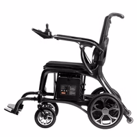 eDegree EW3 Carbon Fibre Electric Wheelchair - Side View