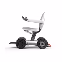 eDegree EW12 Auto Fold All-Terrain Smart Electric Wheelchair - Side View