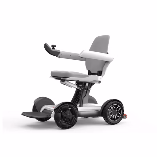 eDegree EW12 Auto Fold All-Terrain Smart Electric Wheelchair - Front Side View
