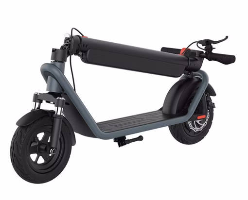 HX X11 Electric Scooter - Folded Angle Side View