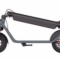 HX X11 Electric Scooter - Folded Side View