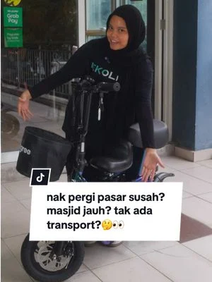 eDegree FS1 e-scooter ni senang, ringan dan mudah digunakan, yang penting tak perlu isi...