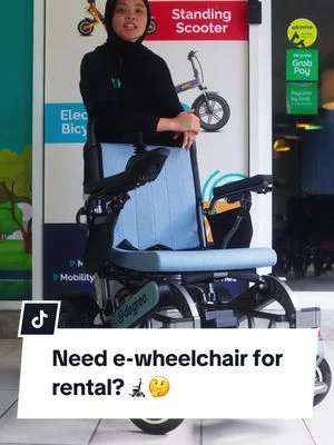 Just need an e-wheelchair for a few days? Don’t worry, we got you!