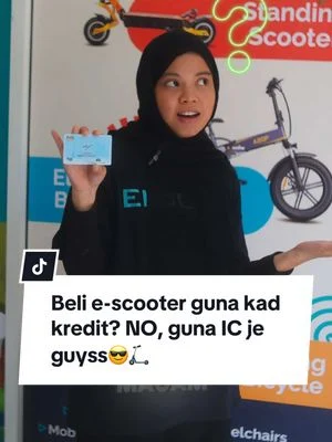 IC je cukup🛴🙌 #ekolifemalaysia #skuterelektrikmurah #electricscooter #aradamansara 