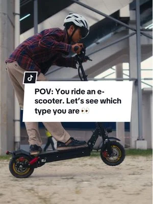 Got many kinds of e-scooter riders 🛴🤔 Which one are you?
