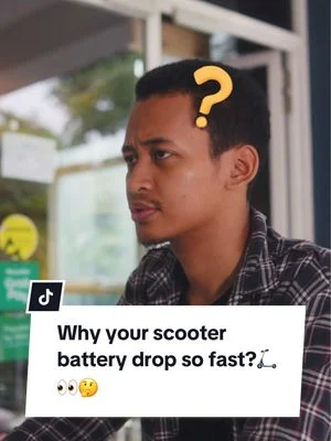 ⚡️Ever wonder why your e-scooter battery drains so fast?