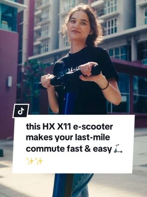 glide through your last mile with the HX X11 e-scooter🛴✨ #ekolifemalaysia #skuterelektrikmalay...